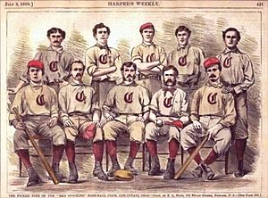 1869HarpersWeeklyBaseballRedStockings