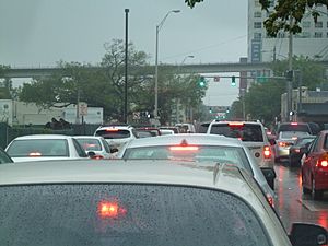 7th Street gridlock afternoon