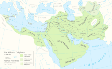 Abbasid Caliphate 850AD