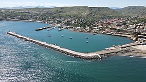 Aerial view of Santa Rosalia BCS October 2022