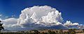 Anvil shaped cumulus panorama edit