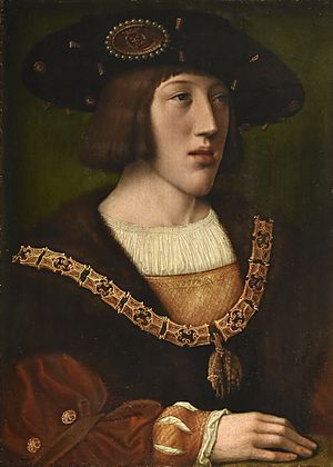 Bernard van Orley (1487-1541) Karel V - Koninklijk klooster van Brou 25-10-2016 10-06-36