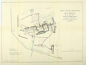 Christ Church Canterbury Willis 1868 Plate 2 Archaeologiacant07kent 0 0305