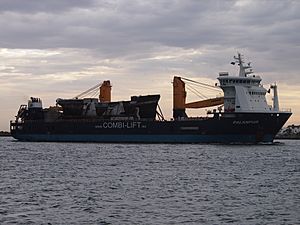 City of Adelaide clipper adjacent Torrens Island