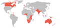 Commonwealth games 2006 countries map