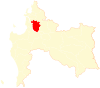 Location of Hualqui commune in the Bío Bío Region