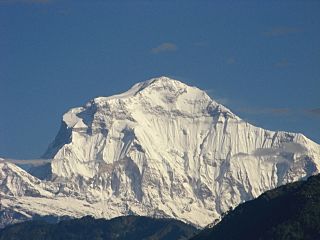 Dhaulagiri from ramrekha