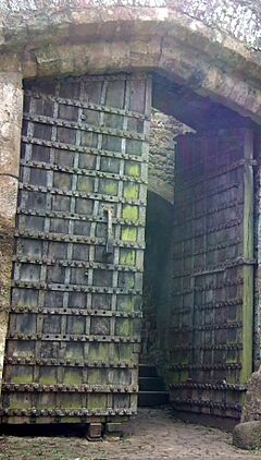 Dunster Castle gate