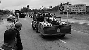 Fidel Castro's funeral procession