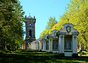 Jiřetín pod Jedlovou, calvary