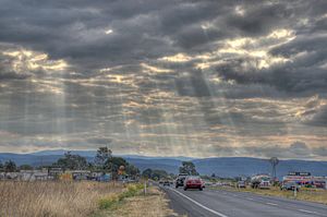 Light Shining Through Clouds