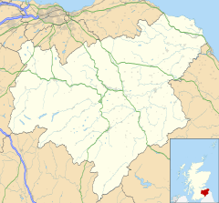 Foulden is located in Scottish Borders