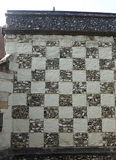 St Michael's Church, Old London Road, Mickleham (NHLE Code 1028835) (Chequerboard Wall of Side Chapel)