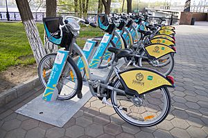 Велосипедная парковка "Astana Bike"