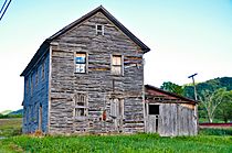 Back of the old Hamilton-Lay store