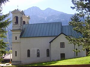 Chiesa di Grava con Tofane