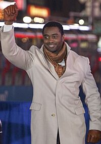 Curtis Martin at 2010 pep rally