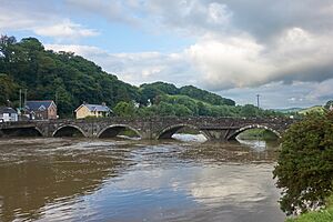 Dyfi Bridge, Machynlleth, June 2016