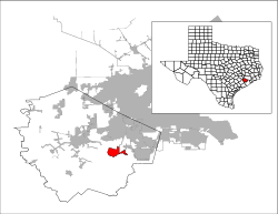 Location of Thompsons, Texas