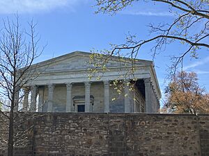 Girard College as seen from Sharswood's southern border.