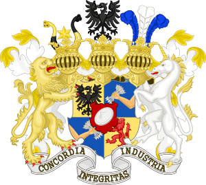 Great coat of arms of Rothschild family.svg