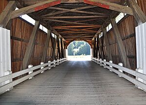 Hayden (Alsea) Bridge interior