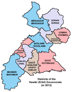 Hewler governorate 2012