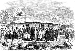 Honolulu Cathedral cornerstone1867