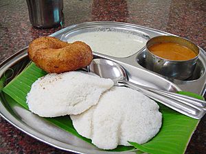 Idly sambar vada