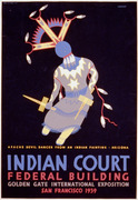 Indian court, Federal Building, Golden Gate International Exposition, San Francisco, 1939 LCCN98518787