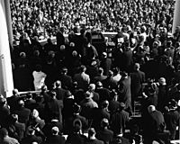 JFK Inauguration from Capitol view