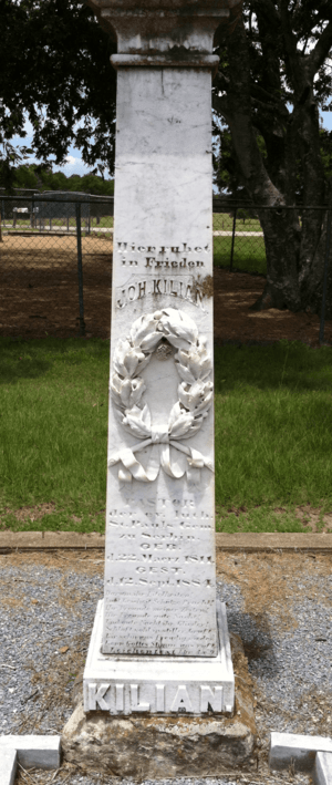 J Kilians gravestone