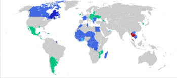      National members      Regional members      Associated members      Suspended members       Observers