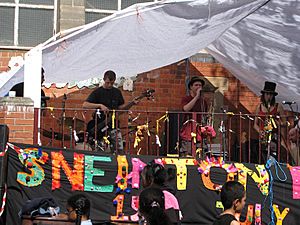 Live band in the Hermitage Square 2007