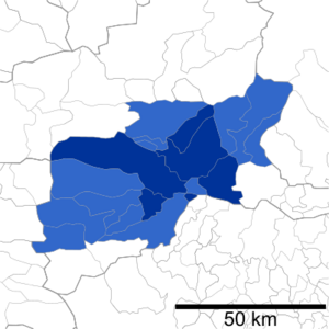 Maebashi Metropolitan Employment Area 2010