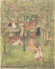 Maurice Prendergast (1858-1924) - Spring in Franklin Park (1895)