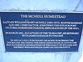 McNeill Homestead Plaque