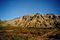 Monte Cinto seen from Refuge de l'Ercu, southeast, the summit is right to the center, Corsica.