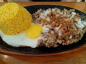 Mushroom sisig