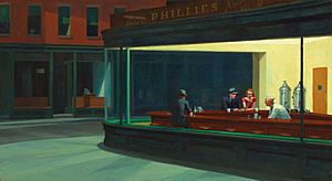 Nighthawks by Edward Hopper 1942