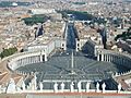 Sicht vom petersdom roma