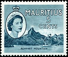 Stamp Mauritius 1954 5c