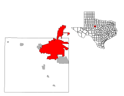 Location in the state of Texas