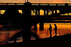 Tempe Town Lake fishing