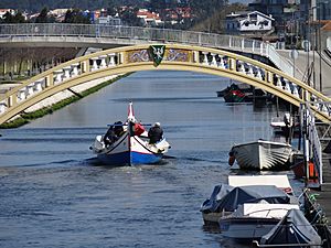 Aveiro bridge over canal