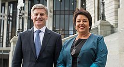 Bill English and Paula Bennett