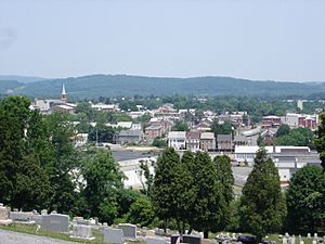 Boyertown viewed from atop Cannon Hill