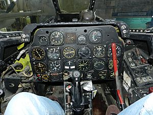 Canadair Sabre Mk. 1 cockpit at the Alberta Aviation Museum