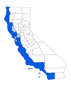 Coastal California Map