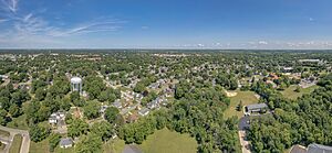 Aerial view of Freeport, IL